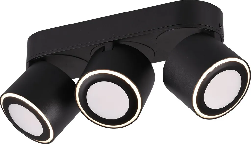 Faretto da soffitto TAURUS nero Trio 652910332