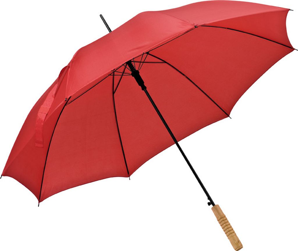 Automatik-Regenschirm / Farbe: rot Produktbild 