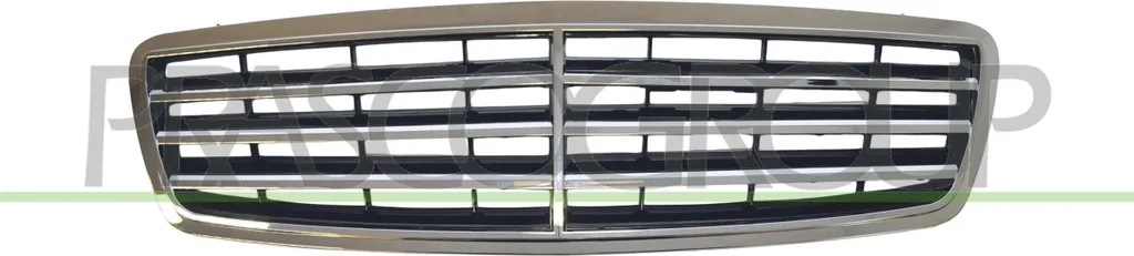 Grille de Calandre Centrale pour Mercedes Classe C W203 et Break S203 Noir