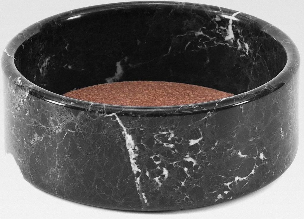 Weinflaschenuntersetzer aus Marmor, schwarz, 14 cm, handgefertigt, für Flaschen, Moderne Inneneinrichtung, Bar-Caddy, Weinflaschenhalter, Weinkork...