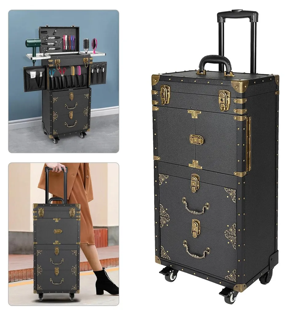Mallette à roulettes pour transporter votre maquillage sans effort