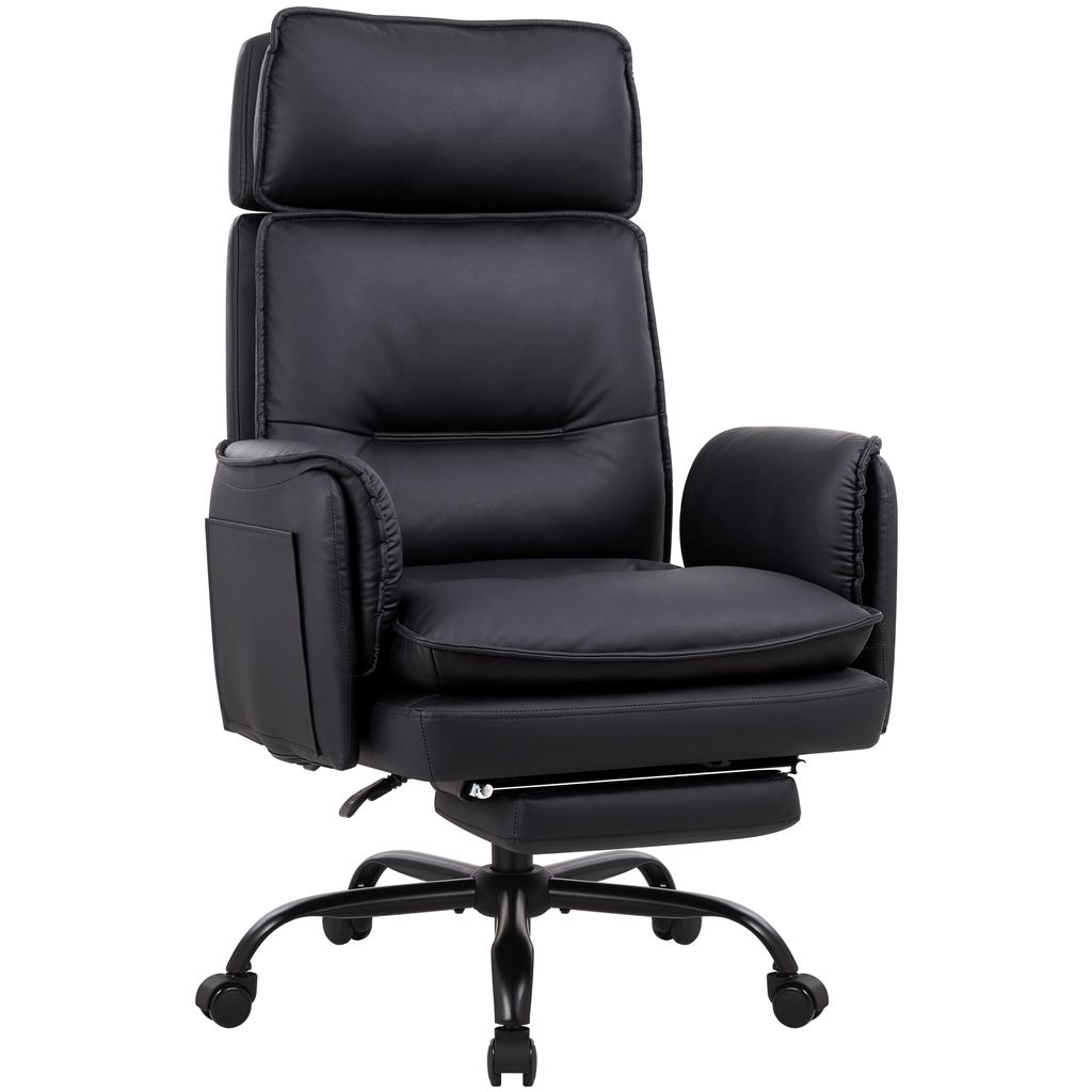 Chaise de bureau IWMH, chaise de bureau avec appui-tête et Image du produit 