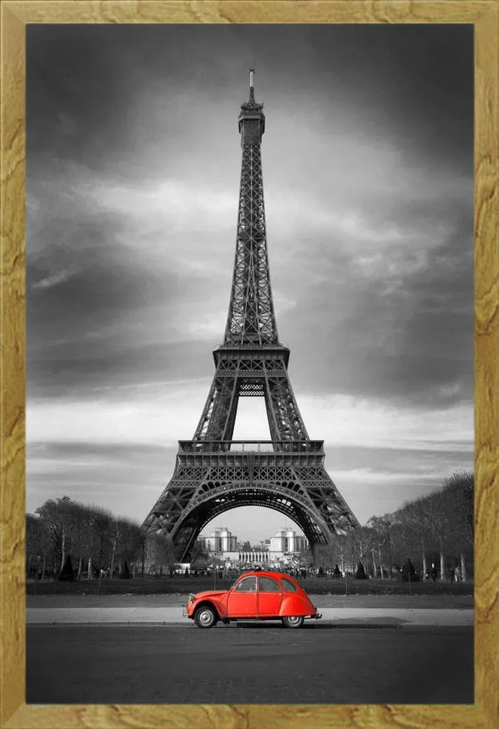 Poster Parigi Torre Eiffel con Cornice Shinsuke Maxi Rovere 61x91,5