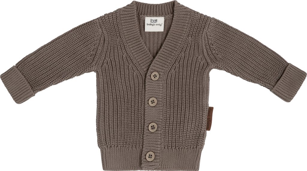 Baby's Only Strickjacke Soul - Mokka - 62 - 100% Baumwolle Produktbild 