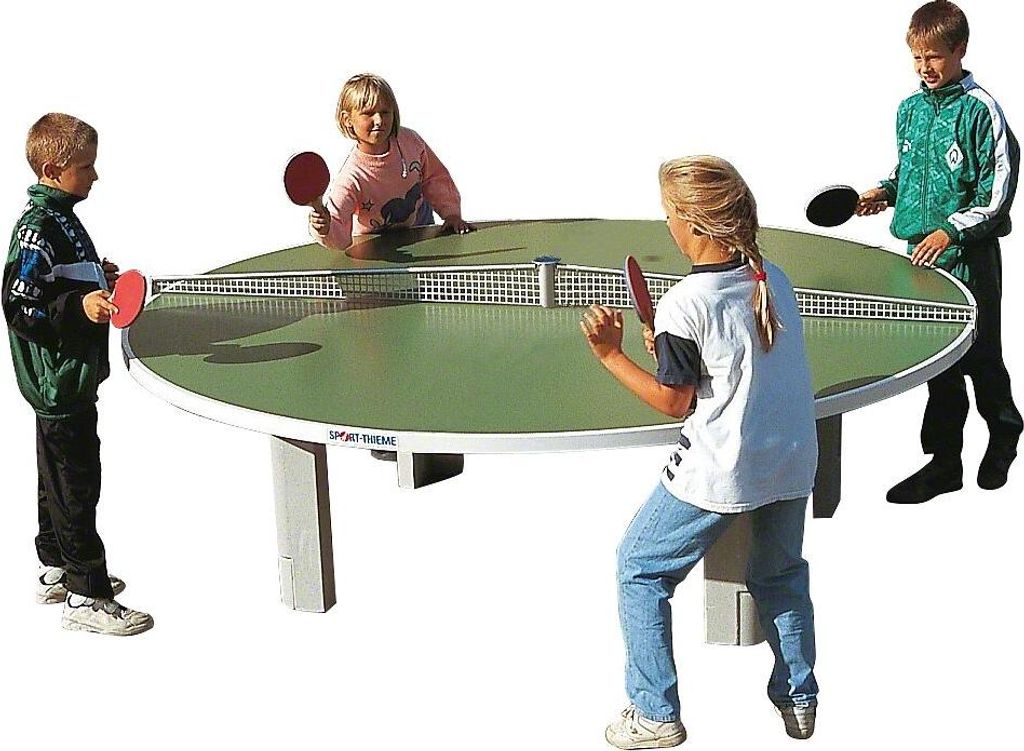 Sport-Thieme Tischtennisplatte "Rondo", Grün