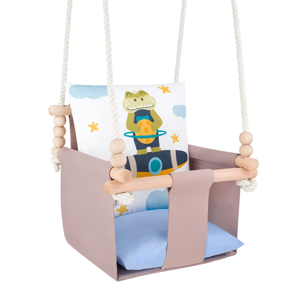 Altalena GUGUPLANET Safari Coccodrillo: La Tradizione del Fatto a Mano - 2