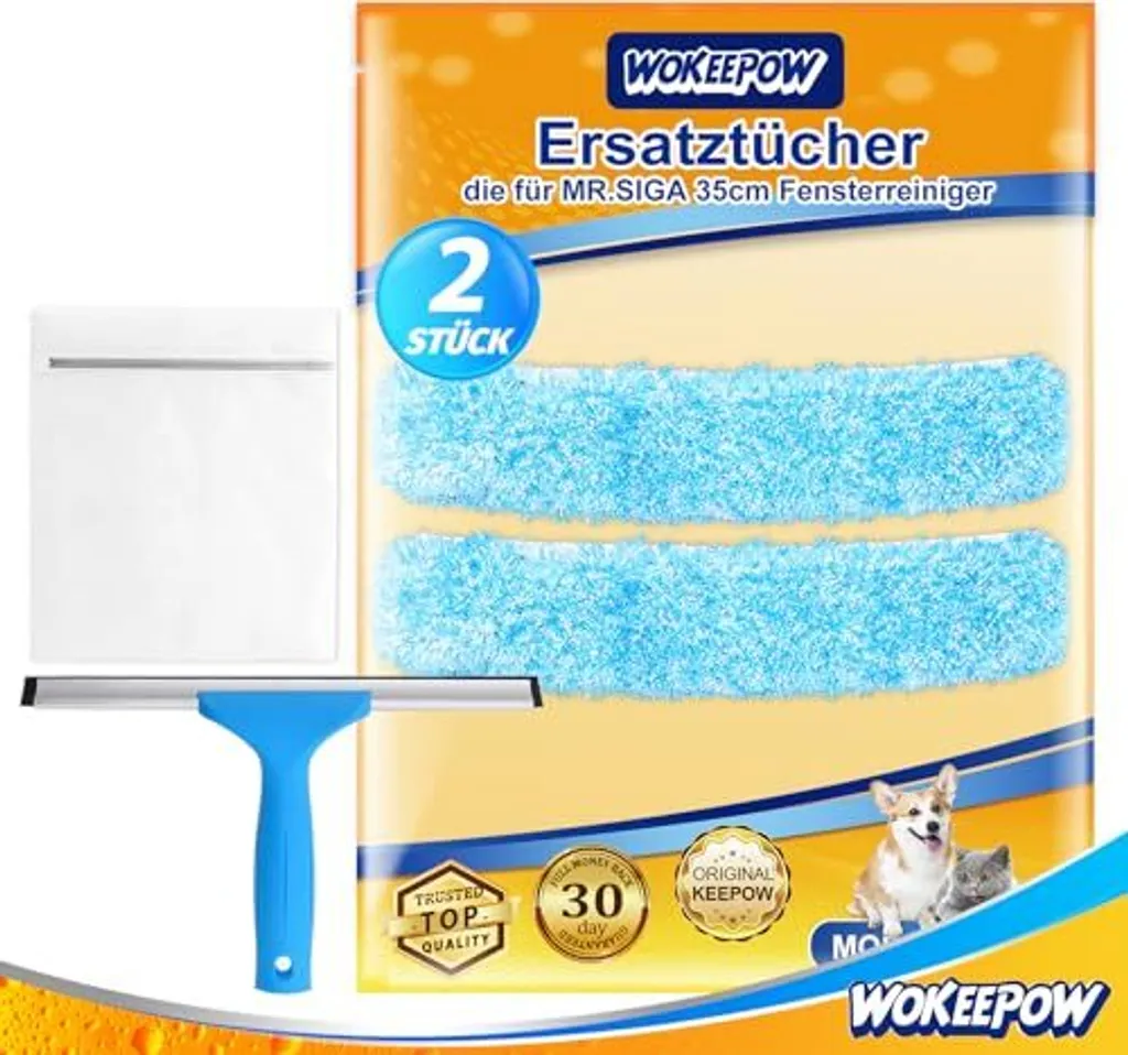 Coprivetro Microfibra 35cm Mr.Siga - Ricambi Alta Qualità Unger