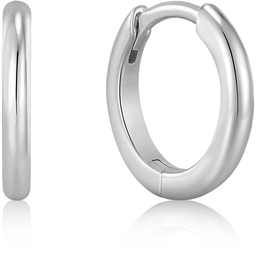 Ania Haie E035-16H Creoles Smooth Mini Argento Orecchini Regalo