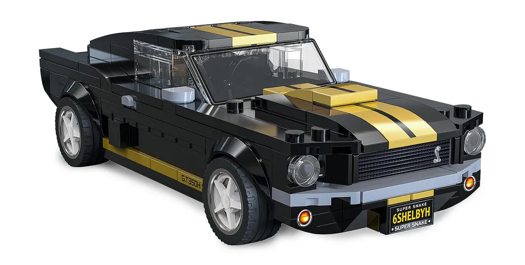 Voiture de Sport Shelby GT 350 H CaDA JAMARA 1:24 en Briques de Construction