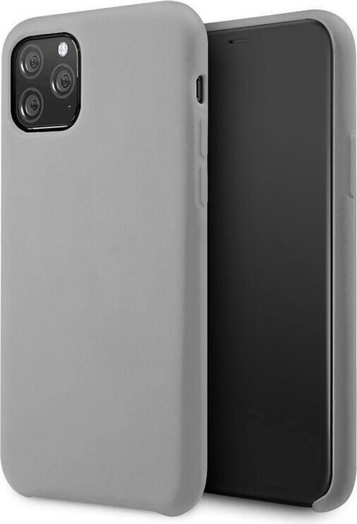 Silikon Soft Case Hülle Schale Bumper Cover Dezent Handyhülle Handyschale Schutz für Huawei P40 Lite in Grau