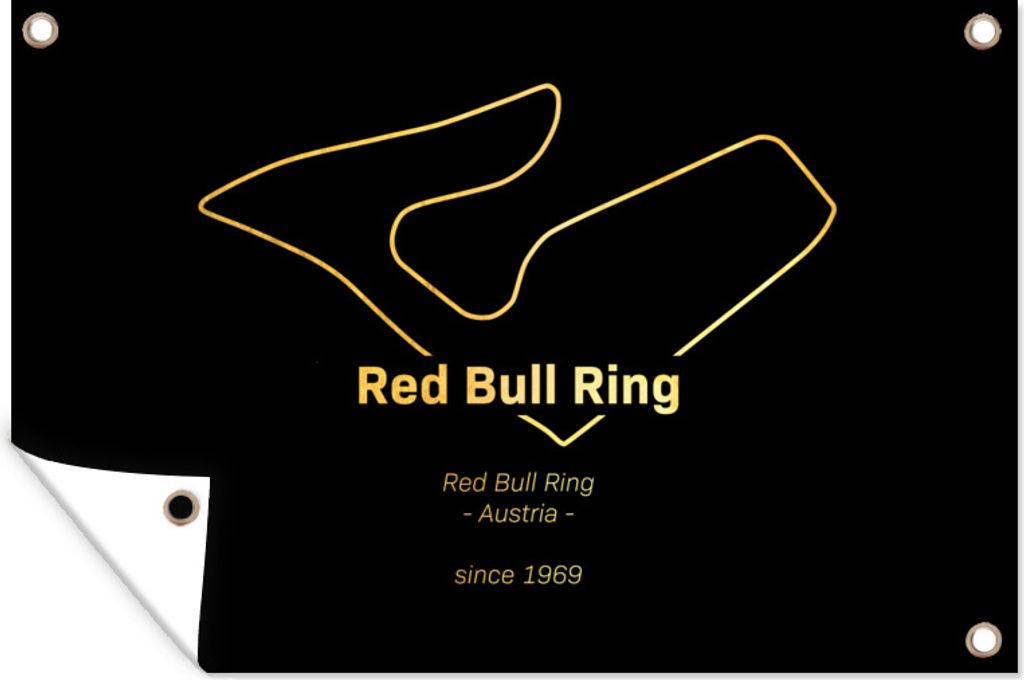 MuchoWow 60x40 cm Outdoor-Poster Gartendeko Sichtschutz Garten Poster für den Garten Red Bull Ring - Formel 1 - Rennstrecke