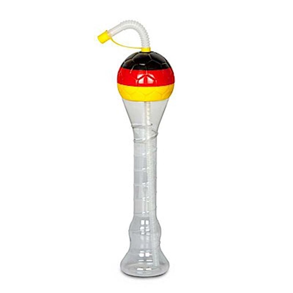 Fußball Yard-Cup Deutschland - 450 ml, 1x Slush-Ice Becher wiederverwendbar, Refill - Fußball Edition