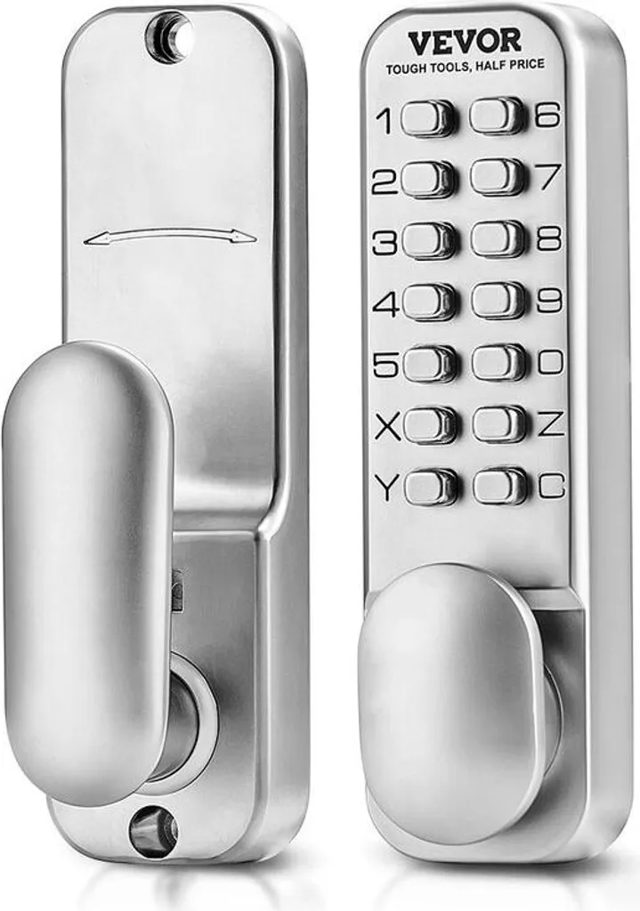 Verrou mécanique à code 14 touches pour porte d'entrée sécurisée