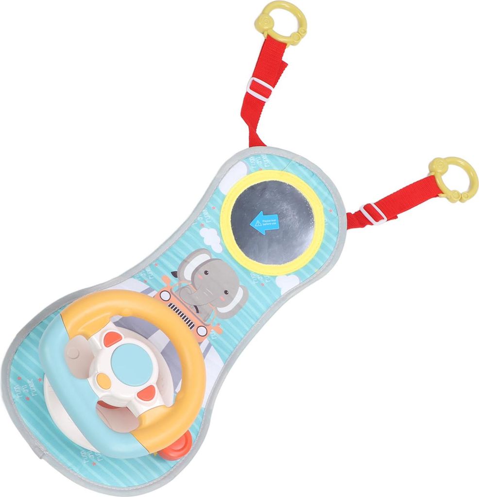 Auto-Rad-Baby-Spielzeug, Simulationspuzzle, pädagogisches, einfacheres Fahren, Kleinkind-Lenkspielzeug mit Geräuschen