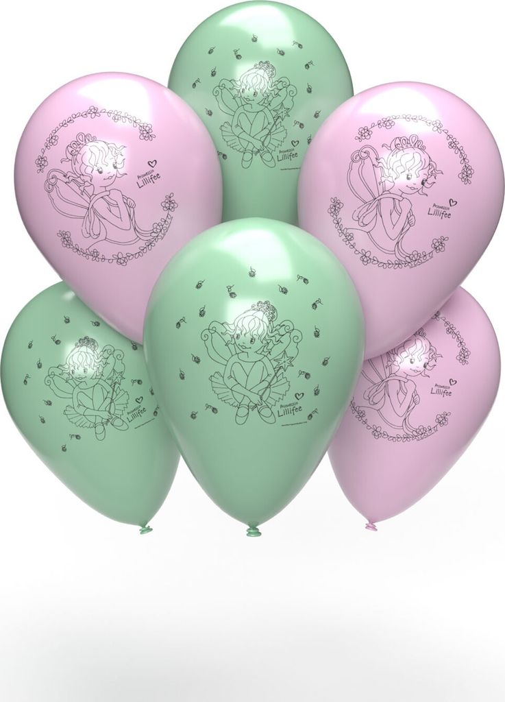 Prinzessin Lillifee Latexballons Set 25 cm, 10 Stk. Produktbild 