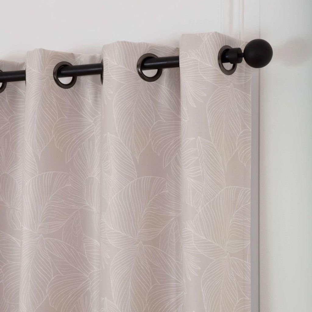 MOONDREAM ThermActiv Thermovorhang | Patentierte Technologie | Ösen | Beige MC632 | 130B x 250H cm