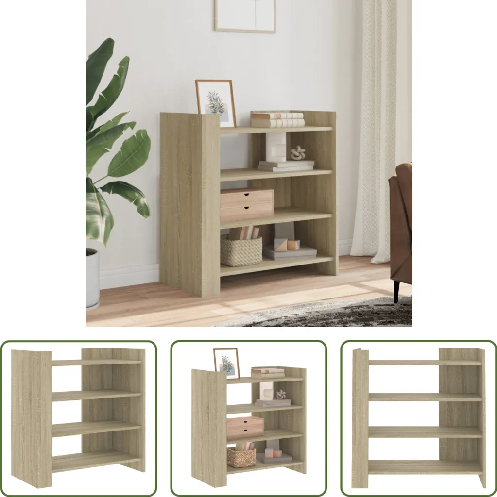 Madia Moderna Rovere Sonoma 73,5 cm - Mobile Contenitore Design Elegante
