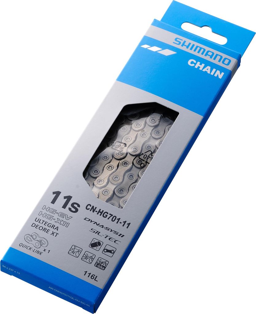 SHIMANO Kette HG701 11-fach 116 Glieder     11-fach Produktbild 