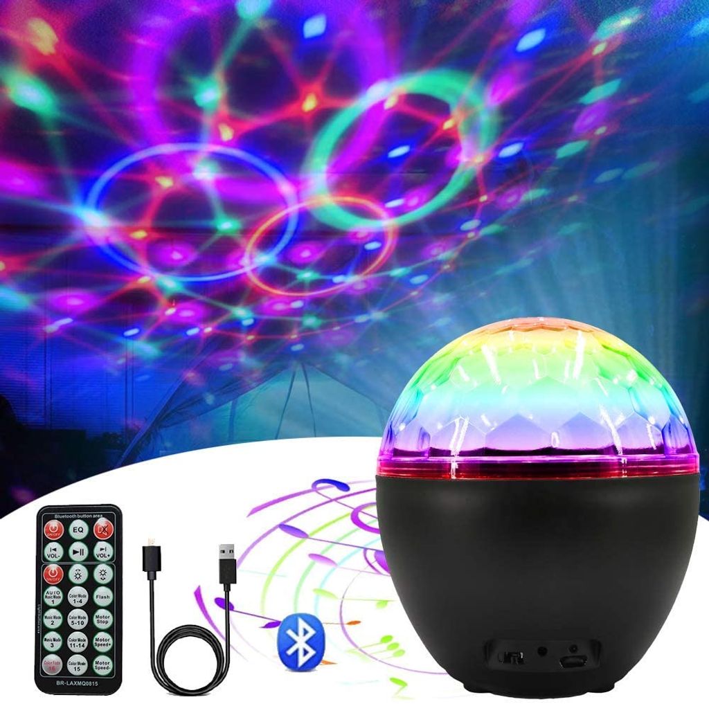 DJ Discokugel Disko Lichteffekt Automatisch LED Party Weihnachten Pubs Lampe DE 