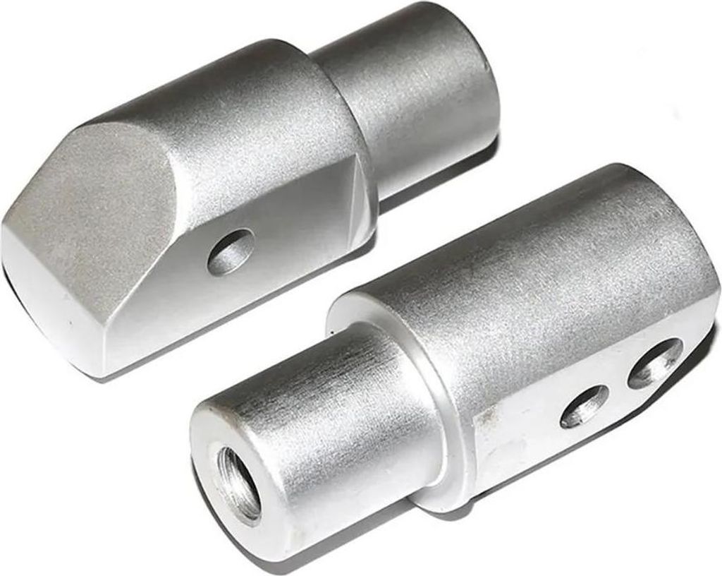 Vparts Se-53 Mf5-se53 Fußrastenadapter Silber Silber One Size