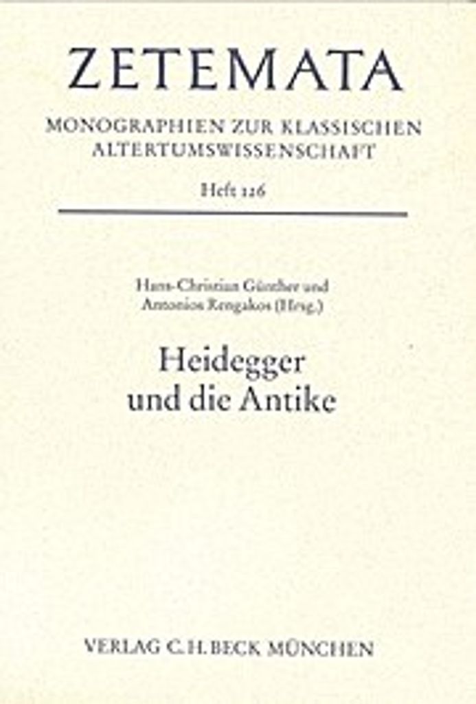 Heidegger und die Antike