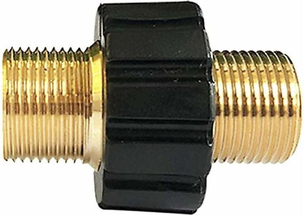 Schnellanschluss für Hochdruckreiniger, Adapter mit doppeltem Außengewinde M22 x 1,5, kompatibel mit Kärcher, Kärcher HD & HDs Hochdruckreinige...