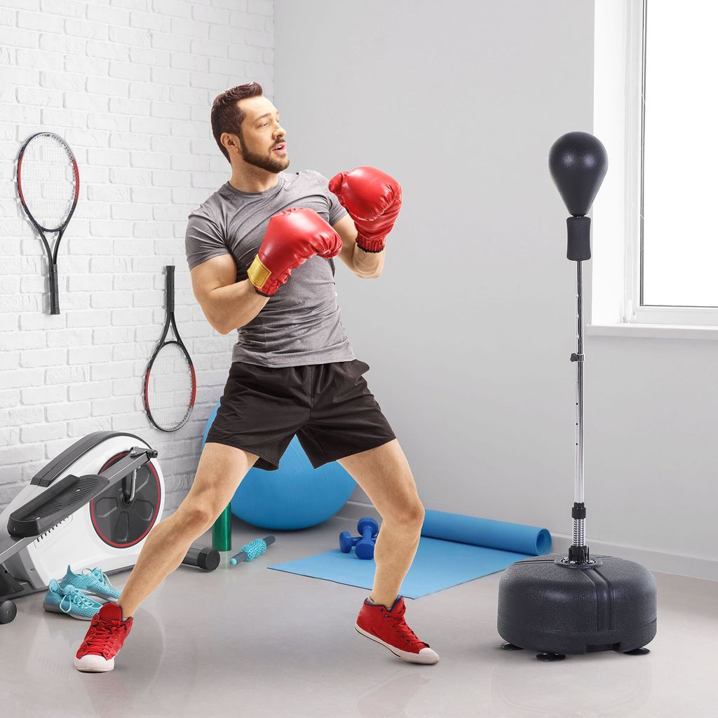 HOMCOM Punchingball Set Boxen Training Set Standboxsack mit Produktbild 9