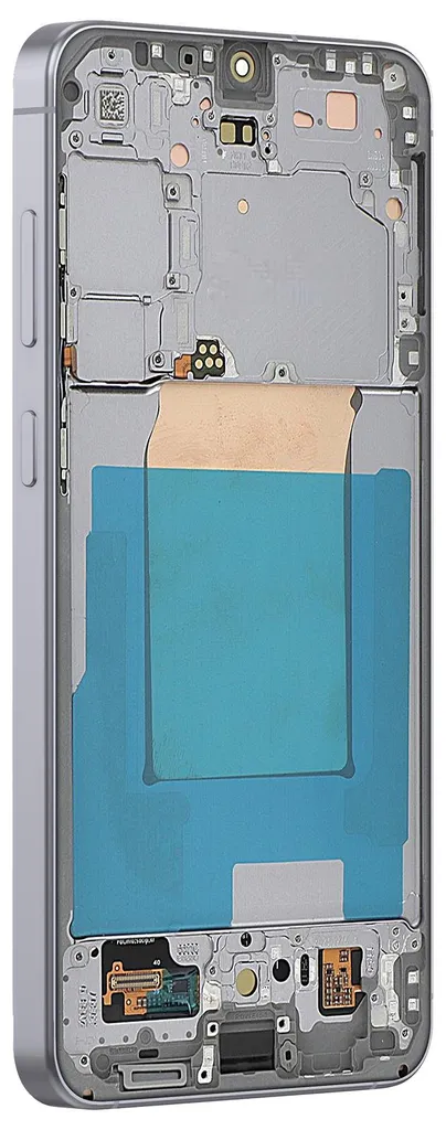 Écran Galaxy S25 FE Clappio LCD Haute Définition avec Châssis Bleu