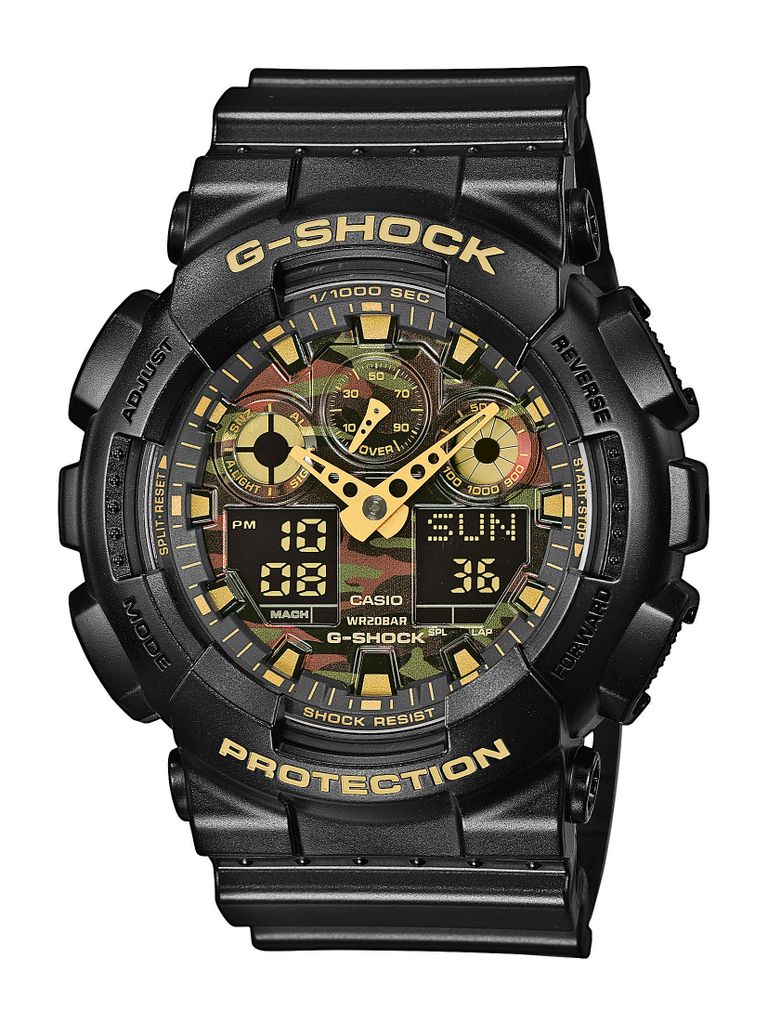Casio GA-100CF-1A9ER Herren-Uhr G-Shock Classic Chronograph Obrázek produktu 