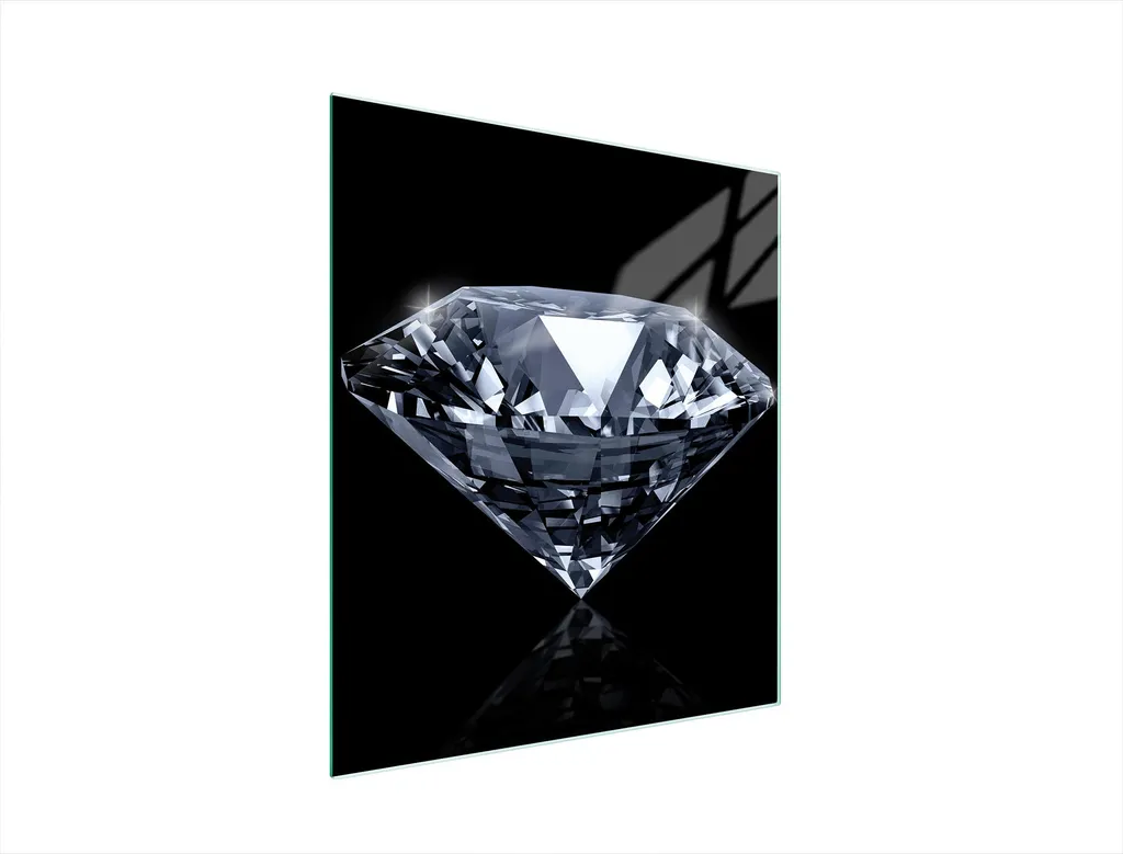 Tagliere Vetro 45x52 Effetto Diamante: Design Minimal e Protezione Cucina
