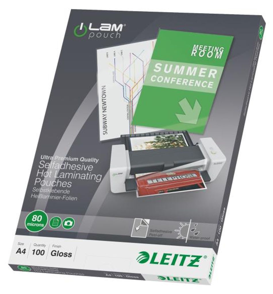 Leitz 33872 Laminierhülle 100 Stück(e) Produktbild 