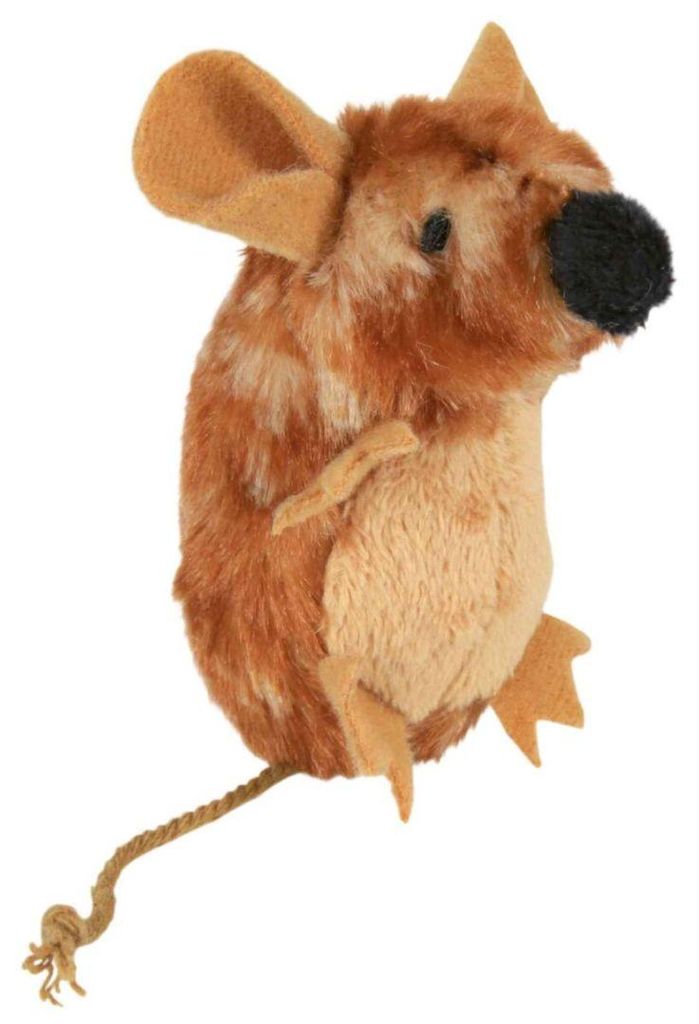 TRIXIE Mouse, Katze, Plüschspielzeug, Braun, Plüsch, 80 mm Produktbild 