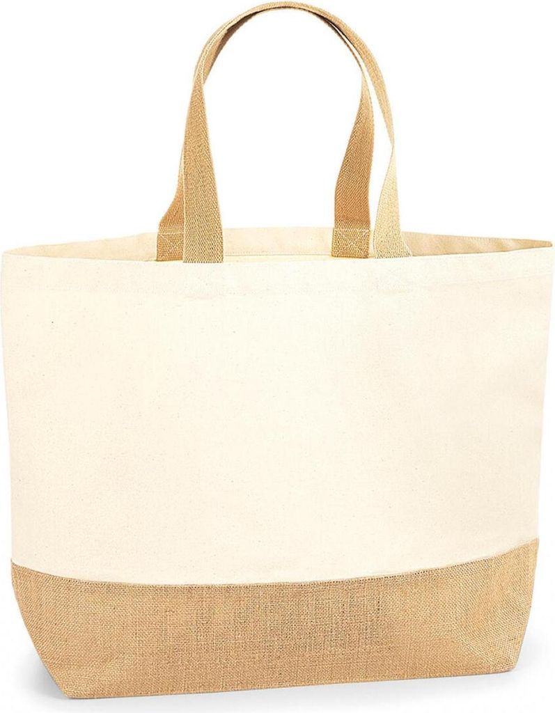 Westford Mill W452 | Jute Base Canvas Tote XL 38 x 44 x 18 Image du produit 