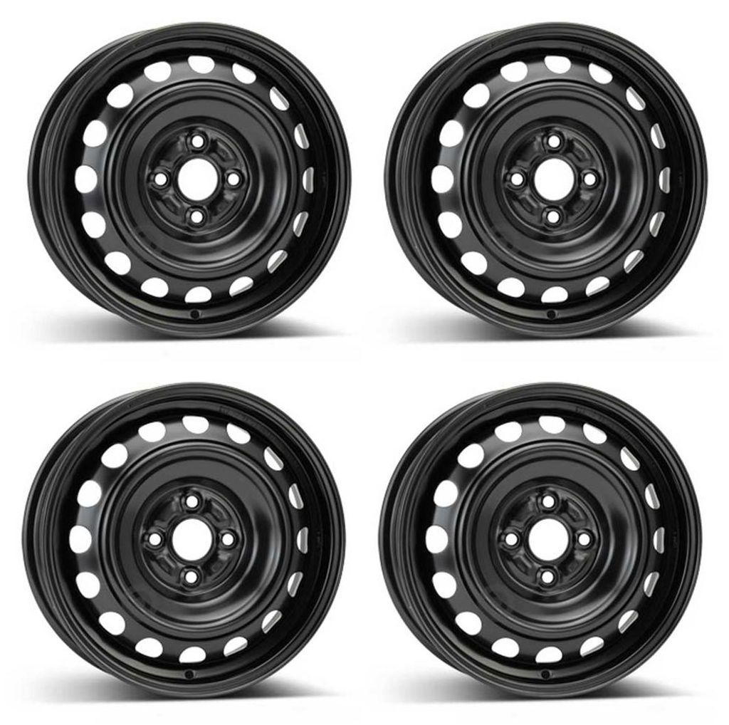 4 Stahlfelgen Alcar 7615 5.0Jx15 ET39 4x100 für Toyota Yaris