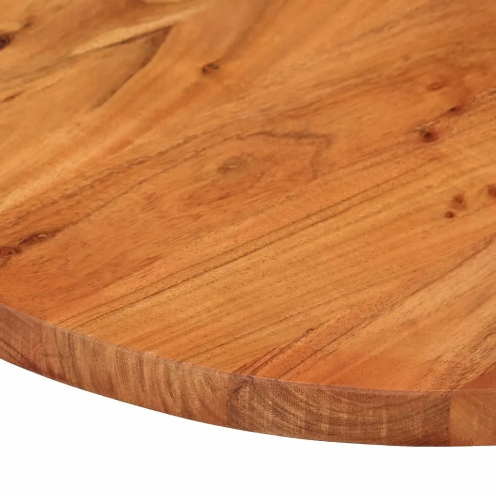 Top Ovale Acacia 140x50x2,5 cm | Piano di Ricambio Legno Massiccio - 5