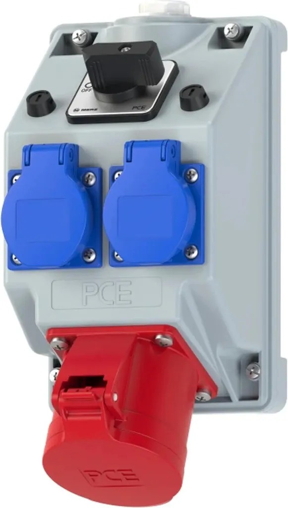 PC ELECTRIC Combinaison de prises murales CEE 32A 5p 2xSSD IP44 0/1
