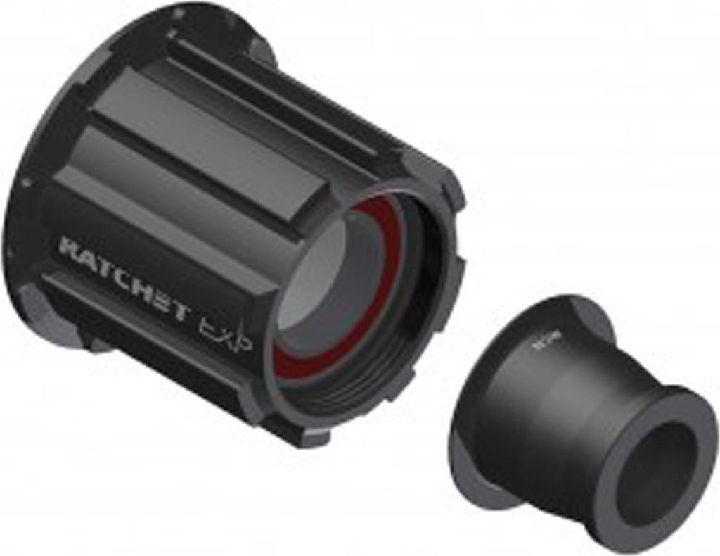 DT Swiss Rotor Kit Road Campa N3W Ekar für 142/12mm, Ratchet EXP, HWYABL00S2993S, schwarz (1 Set)