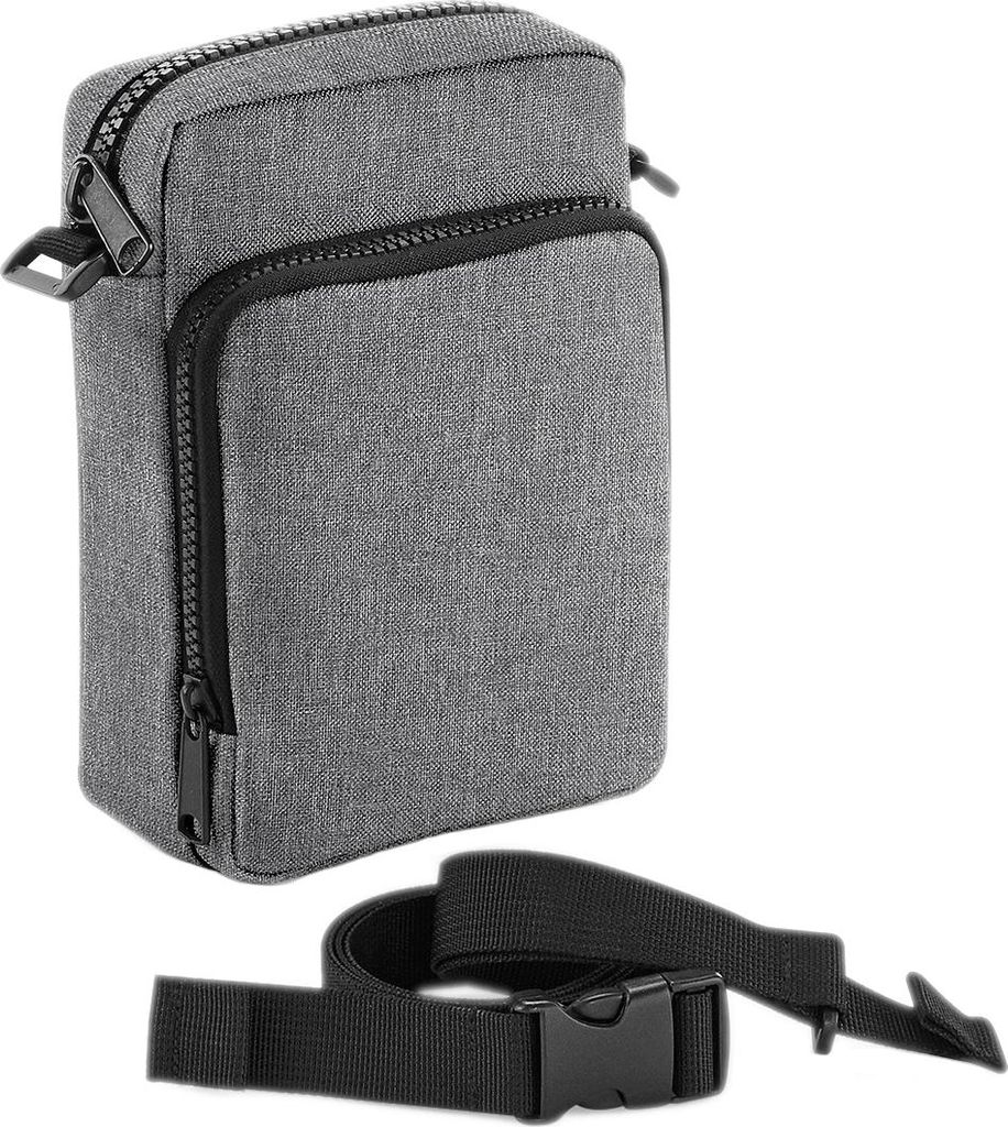 Bagbase - Schultertasche "Modulr" RW7518 (Einheitsgröße) (Grau meliert)