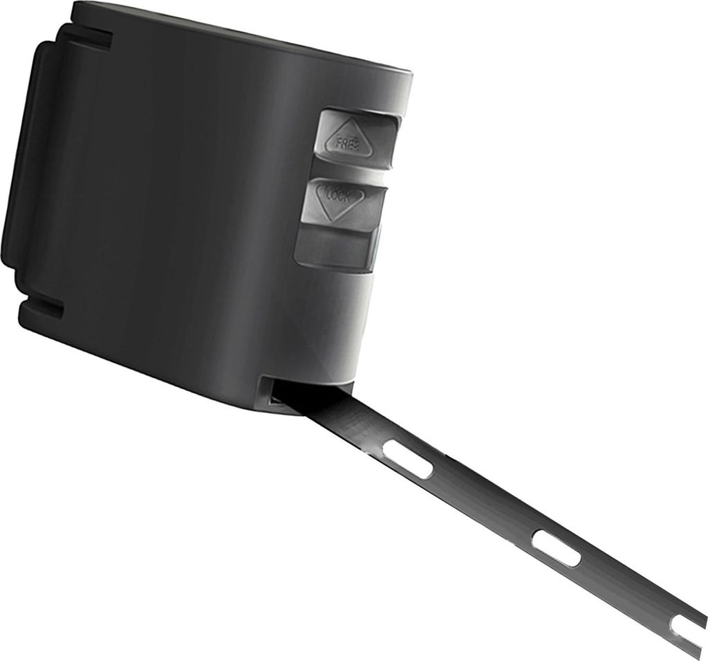 Puch Free Retractable Clotheslines Invisible Wall Mounted Hanger mit einstellbarer Snap Schwarz