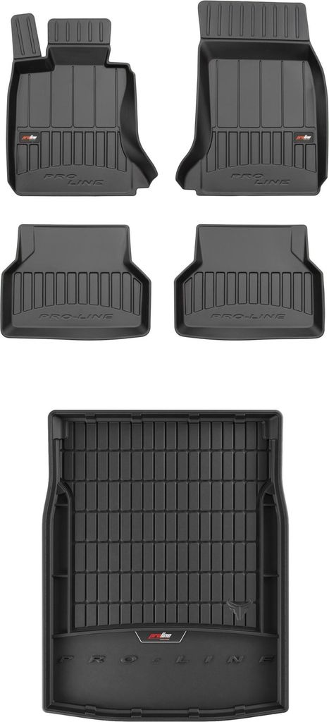 FROGUM 3D Gummimatten und Kofferraummatte für BMW 5er E60 2003-2010