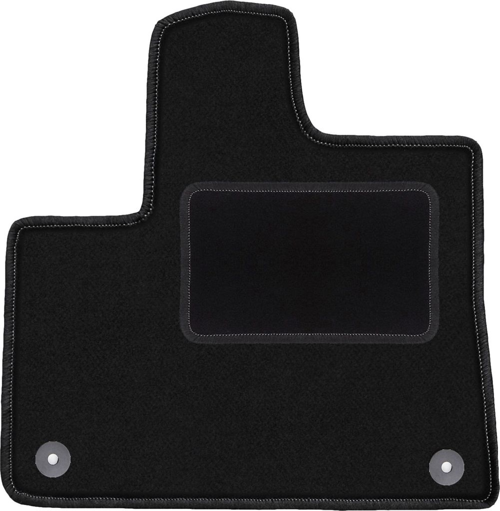 Fahrermatte schwarz für: Citroen Rifter Kombivan (2018-)