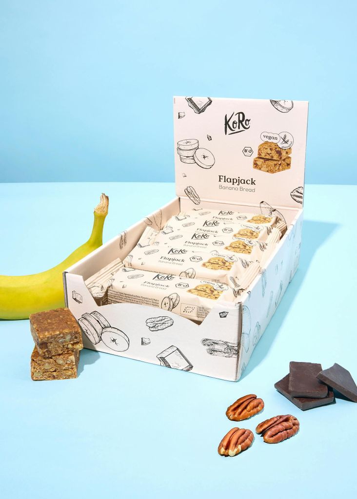 KoRo |  Flapjack Banana Bread 15 x 60 g Produktbild 