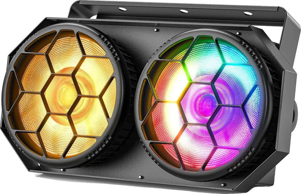 Projecteur de scène DMX bicolore : stop à l'éclairage faible - Prise EU