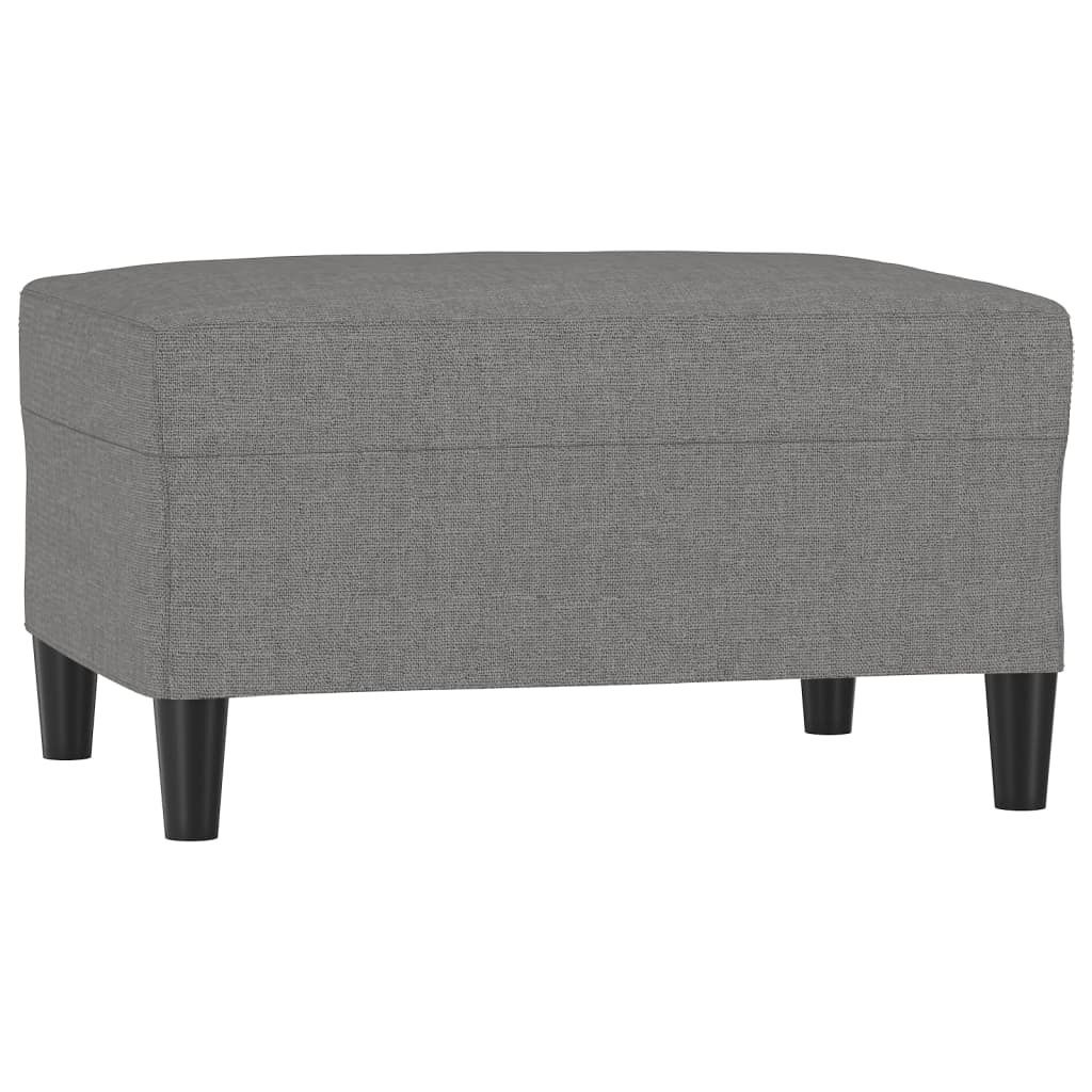 vidaXL Tabouret de pied gris foncé 70x55x41 cm Tissu Image du produit 
