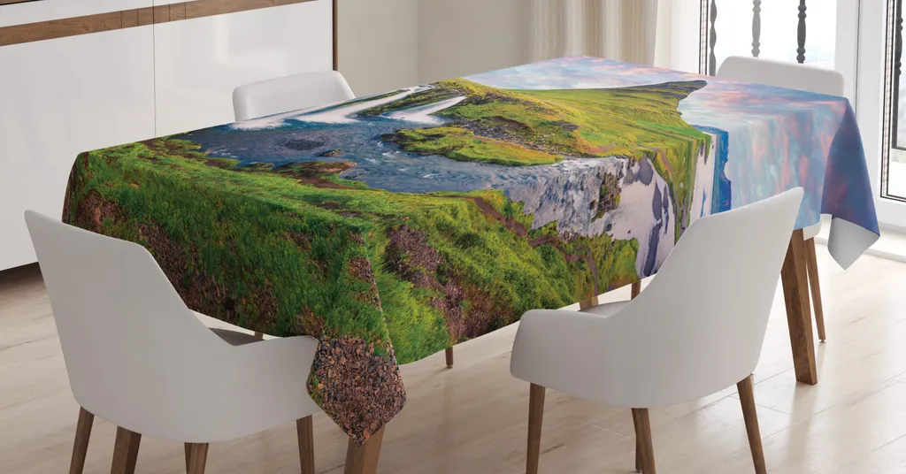 Decorazione Tavola Kirkjufellsfoss - Tovaglia ABAKUHAUS 140x240 Multicolore