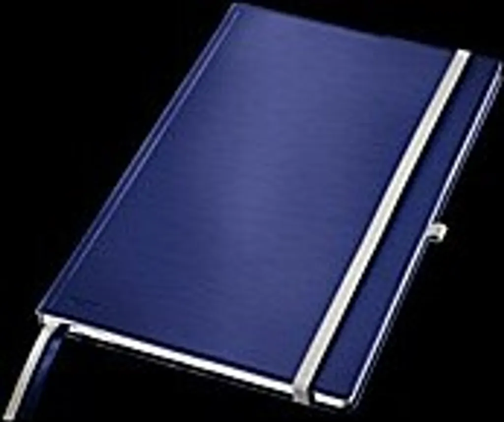 LEITZ 44750069 LEITZ Notizbuch Style DIN A4 liniert, titan blau Hardcover 160 Seiten
