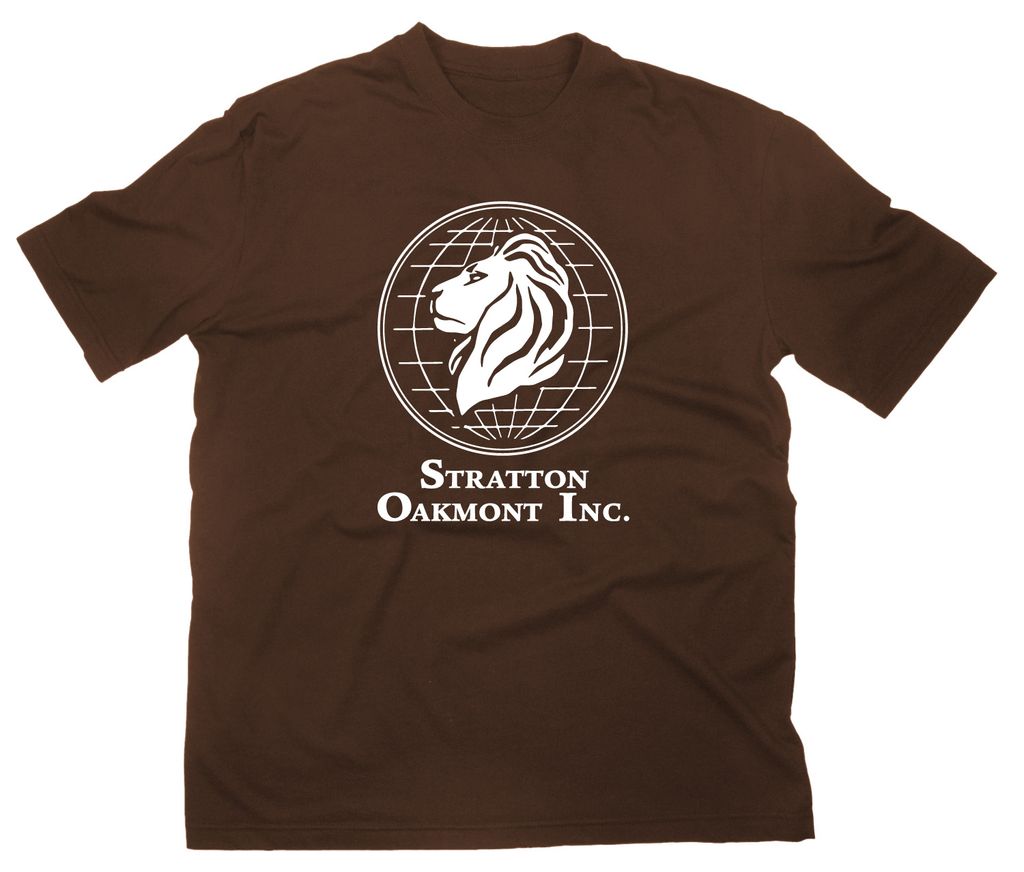 Styletex23 T-Shirt Stratton Oakmont Inc Logo, braun, M
