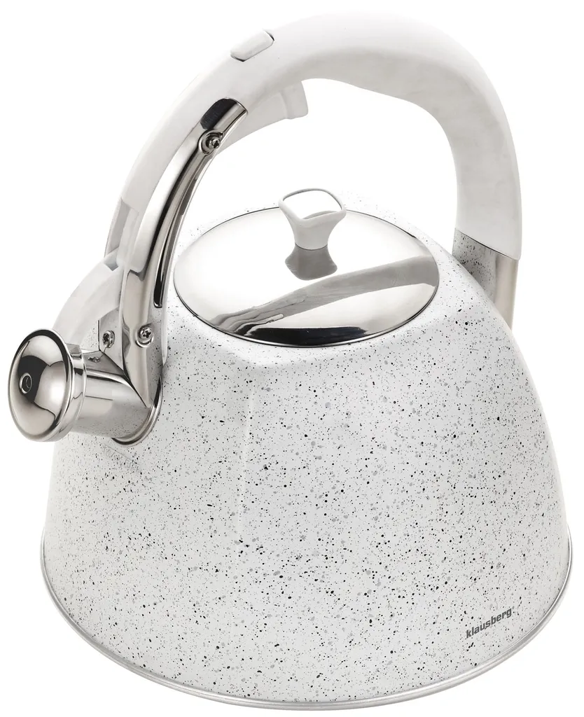 Klausberg Bollitore con Fischietto 3L 8145 - Acciaio Inox Induzione