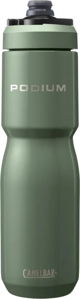 Gourde Isotherme de Vélo 650ml en Acier CamelBak Podium Steel Coloris Moss