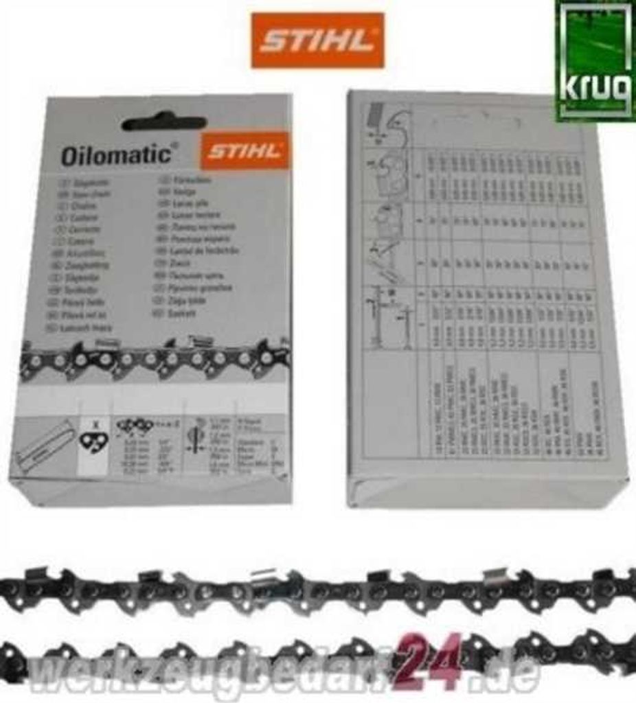 2 Stück Stihl Sägeketten Picco Micro 3 (PM3) 3/8P 1.3 mm 50 TG 36360000050